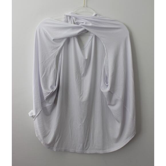 Avia Women Lightweight Wrap Back Tank White Size XXXL NWT - Picture 5 of 5